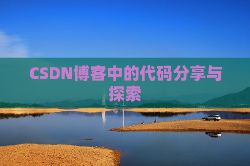 CSDN博客中的代码分享与探索